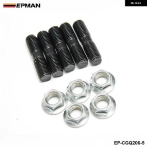 スバル 5 ターボ スタッド/アンプ ロックナットキット M10X1.25MM TD04L TD05H ターボ用 L:40MM EP-CGQ20