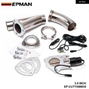 BMW 3.5インチ電気カットアウト/Eカットアウトバルブ システム スイッチ なし 排気キャットバック/縦樋 E90 EP-CUTYXMM35用