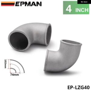 BMW 汎用 102MM 4インチ キャストアルミエルボ 90度パイプ ターボ インタークーラーカップリング ミニクーパー S R53キット EP-LZG40