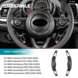 BMW トップ ABS ミニクーパー S カントリーマン F54 F55 F56 F57 F60 カブリオレ ステアリングホイール パドルシフター カバー トリム