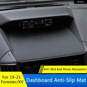 スバル シリコーン ノンスリップ電話ホルダー 粘着パッド 滑り止め ダッシュボード マット柔軟な フォレスターインプレッサ XV 19 20 2