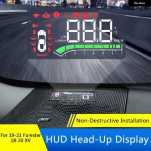 スバル 安全ドライブヘッドアップ ディスプレイ HUD HD プロジェクター隠しデザイン フォレスター 2019-22 XV 2018 2019