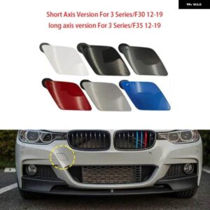 BMW フロントバンパー 牽引フックアイカバー 蓋 3シリーズ F30 F35 12-19 長/短軸バージョン塗装運搬トレーラーキャップ