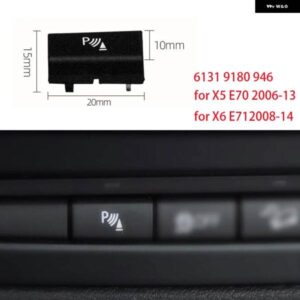 BMW パーキンダーセンサー スイッチ ボタン カバー X5 E70 2006-2013 X6 E71 2008-2014 6131 9180 946用