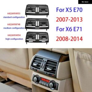 BMW インテリア リア空調カバー AC ベント グリルアウトレットカバー パネル X5 E70 2007-2013 X6 E71 2008-2014