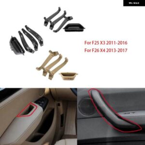 BMW 4個 LHD/RHD X3 X4 F25 F26 2011 2012 2013-2016 フルセット インテリア ドアハンドルパネル トリム カバー 51417250307 51419209213