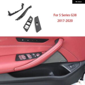 BMW 車内ドアハンドル内側パネル トリム 2017-2023 5シリーズ G30 G31 G38 F90 ブラック 51417438523