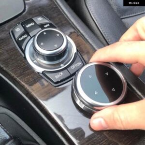BMW マルチメディアボタン カバー IDRIVE ステッカー F25 F30 F10 F07 E60 E90 E92 E70 E71 F01 F02 E84 X1 X3 X5 X6 1 3 5 7シリーズ