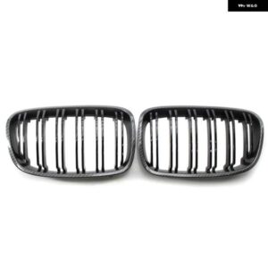 BMW カーボンルックフロントバンパー デュアルスラットフロント キドニーグリル グリル F20 F21 118I 120I 2010-2014