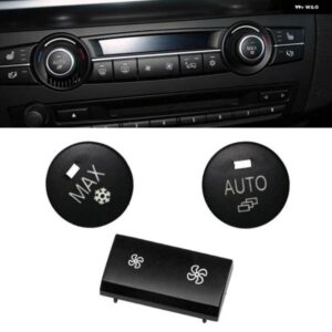 BMW エアコン コントロール スイッチ ボタン カバー X5 X6 E70 E71 07-14 カー インテリア ヒーター気候パネル ファンボタン