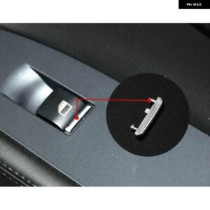 BMW 右フロントドアガラスリフト スイッチ トリム クロームライン インテリア 装飾 ストリップ 5シリーズ GT F07 7シリーズ F01 F02 2009-2015