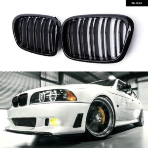 BMW ペアカースタイリング フロントグリル キドニーグリル レーシング グリル E39 M5 5シリーズ 520 523 525 528 1999-2003 自動