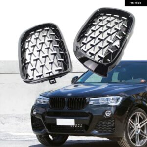 BMW ペアフロント キドニーグリル ダイヤモンドスタイル レーシング グリル F25 F26 X3 X4 2014-2017 カースタイリング