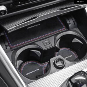 BMW 滑り止め コースターカップホルダー 収納マットアルカンターラ G20 G23 G28 3 4シリーズ M パフォーマンス インテリア