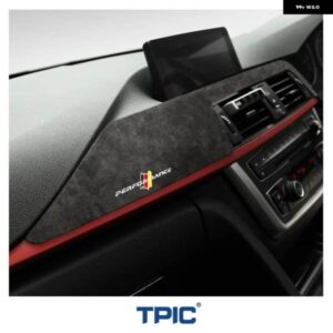 BMW アルカンターラ F30 F32 F33 F34 3 4 セリエ ダッシュボード 計器パネル インテリア トリム ステッカー チューニング
