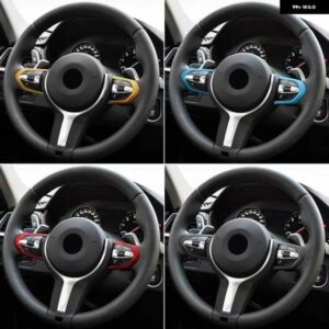 BMW アルカンターラ F22 F23 F20 F21 F30 F32 F33 F34 F36 F15 F16 M スポーツ ステアリングホイール ボタン カバー トリム ステッカー カー