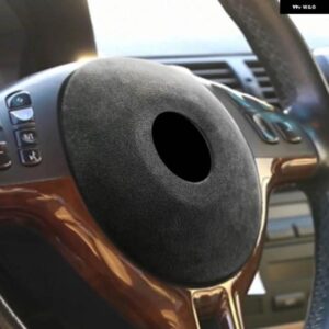 BMW 製アルカンタララップ ステアリングホイール ABS カバー 装飾 ステッカー M3 E46 1998-2006 3シリーズオートチューニング