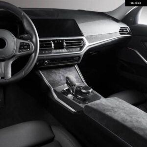 BMW G20 320I 325I 330I アルカンターラ インテリア トリム ステアリングホイール フレームカーセンターコンソール カバー パネル ステッカー