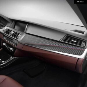 BMW ダッシュボード パネル トリム カバー 計器 F10 F18シリーズ 5 アルカンターラ 副パイロット MP ステッカー カー インテリア