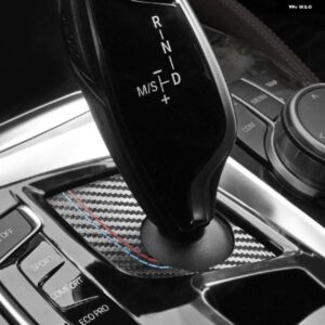 BMW G30 G32 G38 センターコンソール ギアシフター パネル トリム カバー パフォーマンス ステッカー アルカンターラ インテリア