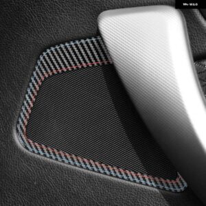 BMW シリーズ 1 F20 F21 F22 F23 インテリア ドアホーンリングスピーカーパネル トリム パフォーマンス ステッカー アルカンターラ ACCESSORIE