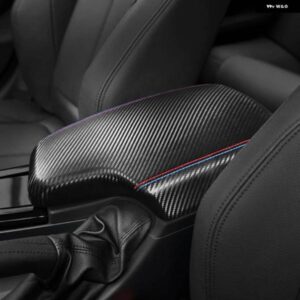 BMW アームレスト 収納ボックス カバー パネル トリム アルカンターララップ製 3シリーズ F30 F32 F34 2013-2019 カーパーツ インテリア