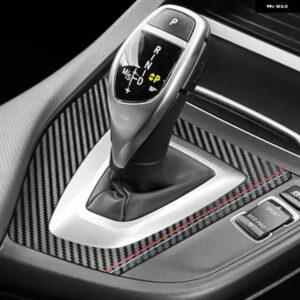 BMW ギアシフター パネル トリム ステッカー アルカンターラ F20 F21 1シリーズ 2012-2019 カーボン インテリア チューニング