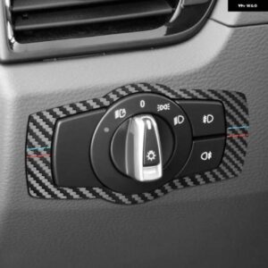 BMW X1 E84 カーボン ヘッドライト スイッチ ノブトリム フレームパフォーマンス ステッカー アルカンターラ インテリア チューニング