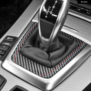 BMW Z4シリーズ E89 2009-2016 カー インテリア カーボンギアパネル トリム カバー フレーム 装飾 パフォーマンス ステッカー