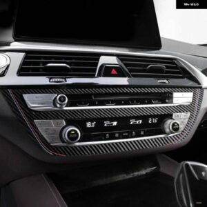 BMW G30 G32 G38シリーズ 5 6 車内自動 CD AC コンソール コントロールパネル カーボンフレーム ステッカー インテリア