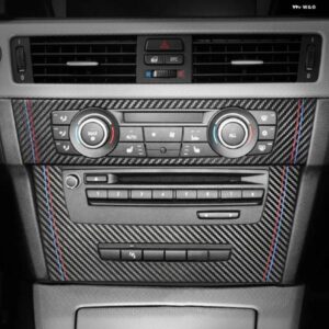 BMW センターコンソール CD パネル トリム フレーム E90 E92 E93シリーズ 3 アルカンターラ M パフォーマンス ステッカー インテリア