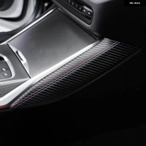 BMW 中央ギアシフター パネル サイドトリム カバー G20 G23 G28 G42 I3 I4 3 4 SER M パフォーマンス ステッカー インテリア