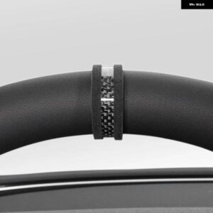 アウディ A3 Q3 A4 A6 8V B8 B9 B6 B7 ステアリングホイール センター マーカー ストリップ ライン ステッカー アルカンターラ カーボン
