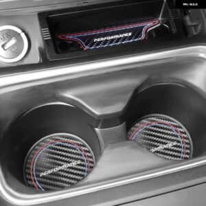BMW 装飾 トリム F30 F34 F32 F33 F36 320I 335I 330I 3 4シリーズ 2015-2019 コースターウォーターカップ 滑り止め パッド
