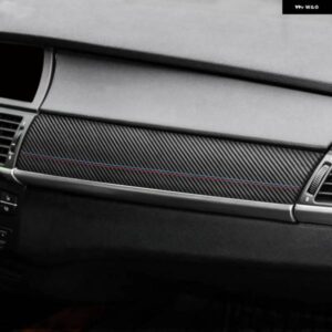 BMW ダッシュボード パネル トリム ストリップ 計器 X5 E70 X6 E71 イタリアスエード 副パイロットパフォーマンス ステッカー インテリア