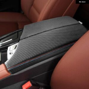 BMW アームレスト ボックス PNAEL カバー トリム 5シリーズ F10 F18 2011-2017 M パフォーマンス ステッカー アルカンターラ カー インテリア