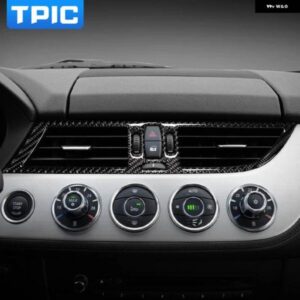 BMW Z4 E89 2009-2015 カーボン車内中央エアコンアウトレットベント フレーム ステッカー デカール スタイリング