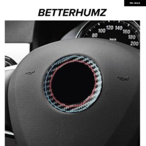 BMW ステアリングホイール エンブレムトリム リング ステッカー E90 F30 F20 G20 E92 F10 G30 F11 F31 E60 アルカンターラ インテリア