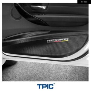BMW 4個 PVC レザー ドアアンチキック ステッカー ドアサイドエッジフィルム F15 F16 F25 F26 E84 E70 インテリア