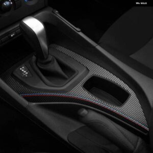 BMW カーボン X1 E84 2010-2014 センターコンソール ギアシフト パネル カバー トリム パフォーマンス ステッカー インテリア
