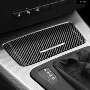 BMW 中央コンソール 収納ボックス カバー パネル トリム E90 E92 E93 アルカンターラ パフォーマンス ステッカー カー インテリア
