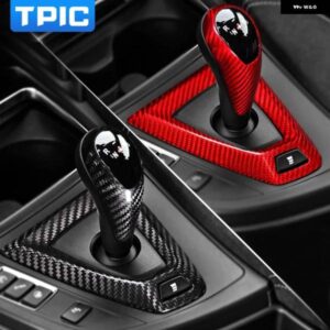 BMW ギアシフト ノブカバー カーボン ギアシフト シフター ステッカー M2 F87 M3 F80 M4 F82 M5 F83 F10 F85 X5M F86 X6M