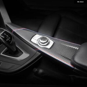 BMW マルチメディアノブパネル カバー トリム アルカンターララップ製 F30 F32 F34 3シリーズ M パフォーマンス インテリア