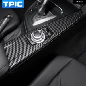 BMW カーボン ABS マルチメディアパネル カバー トリム ステッカー F30 F32 F33 F34 F36 3 4シリーズ インテリア カー