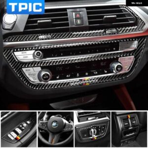 BMW インテリア カーボン M パフォーマンス ステアリングホイール ボタン フレーム インナードア ハンドルカバー トリム G01 G08 G02 X3 X4