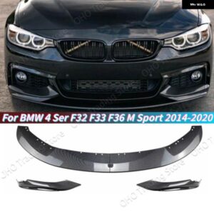 BMW フロントバンパー リップ F32 F33 F36 4シリーズ 420I 425I 430I 440I M440I 2014-2020 スポイラー スプリッター ディフューザーカバー ガードトリム