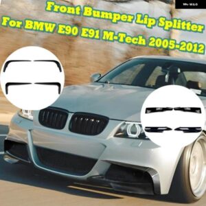 BMW フロントバンパー カナードスプリッター ディフューザー 3シリーズ E90 E91 320I 330I 316I 318I 335I M スポーツプレ LCI 2005-2008 2009-2012