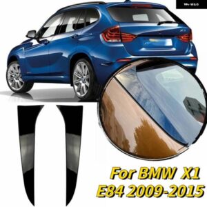 BMW X1 E84 2009-2015 リアウィンドウ サイド スポイラー ABS サイド スポイラー カナードカナードスプリッター 自動交換部品