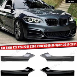 BMW フロントバンパー スプリッター ディフューザー 2シリーズ F22 F23 M235I M240I 218I 218D 220I 220D 225I 228I 230I M スポーツチューニング 2014-2021