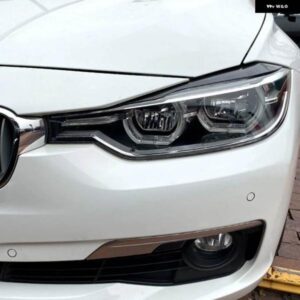 BMW 3シリーズ F30 F31 318I 320IWIND ナイフフロント フォグランプ アイブロウ スポイラー カーボン 装飾